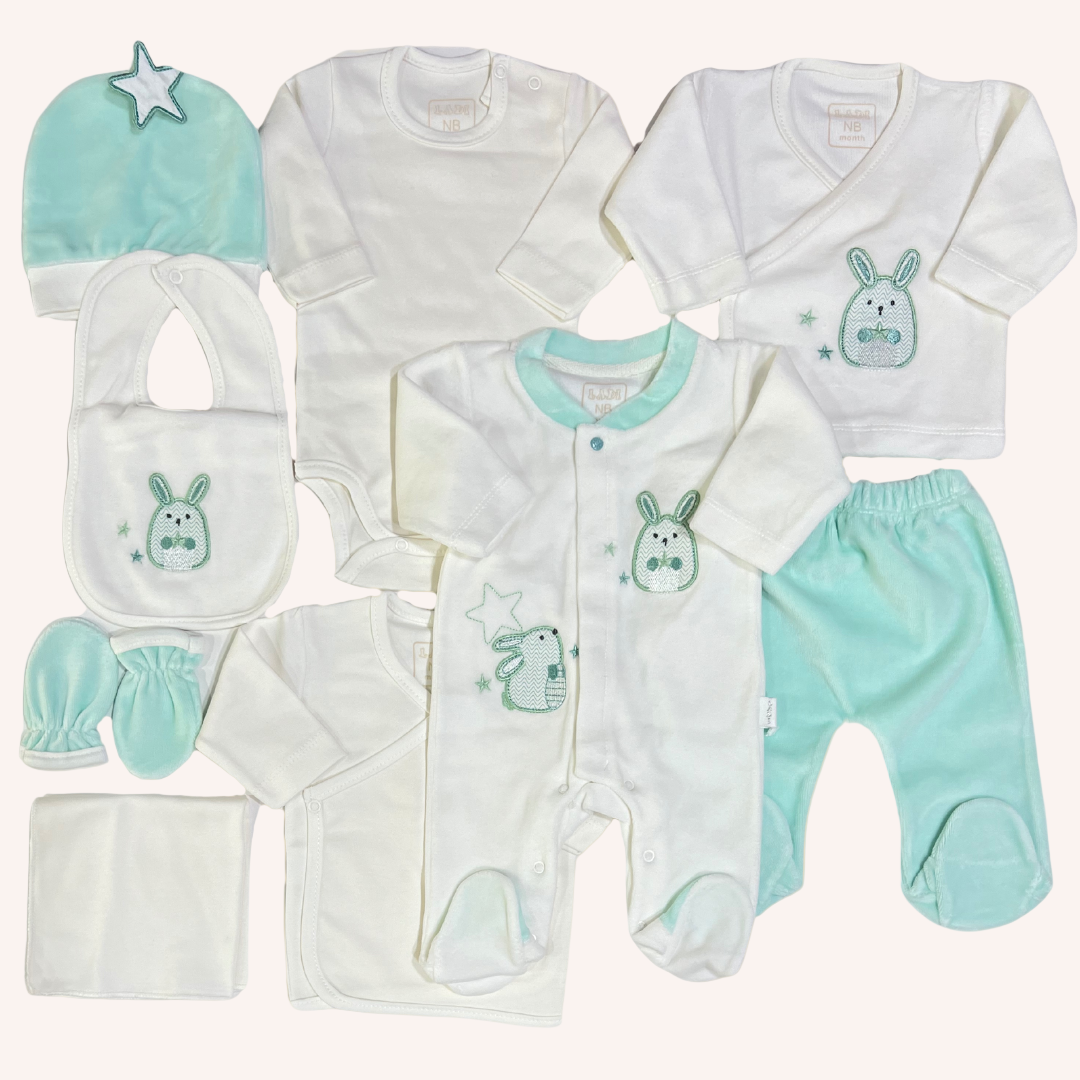 Velvet Bunny Hospital Set 10-Pcs