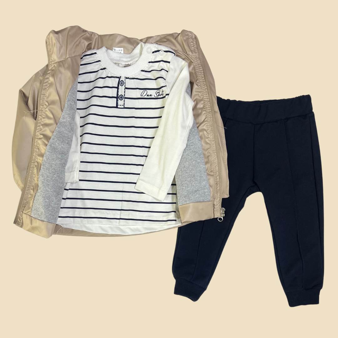 Stripped Cotton Set