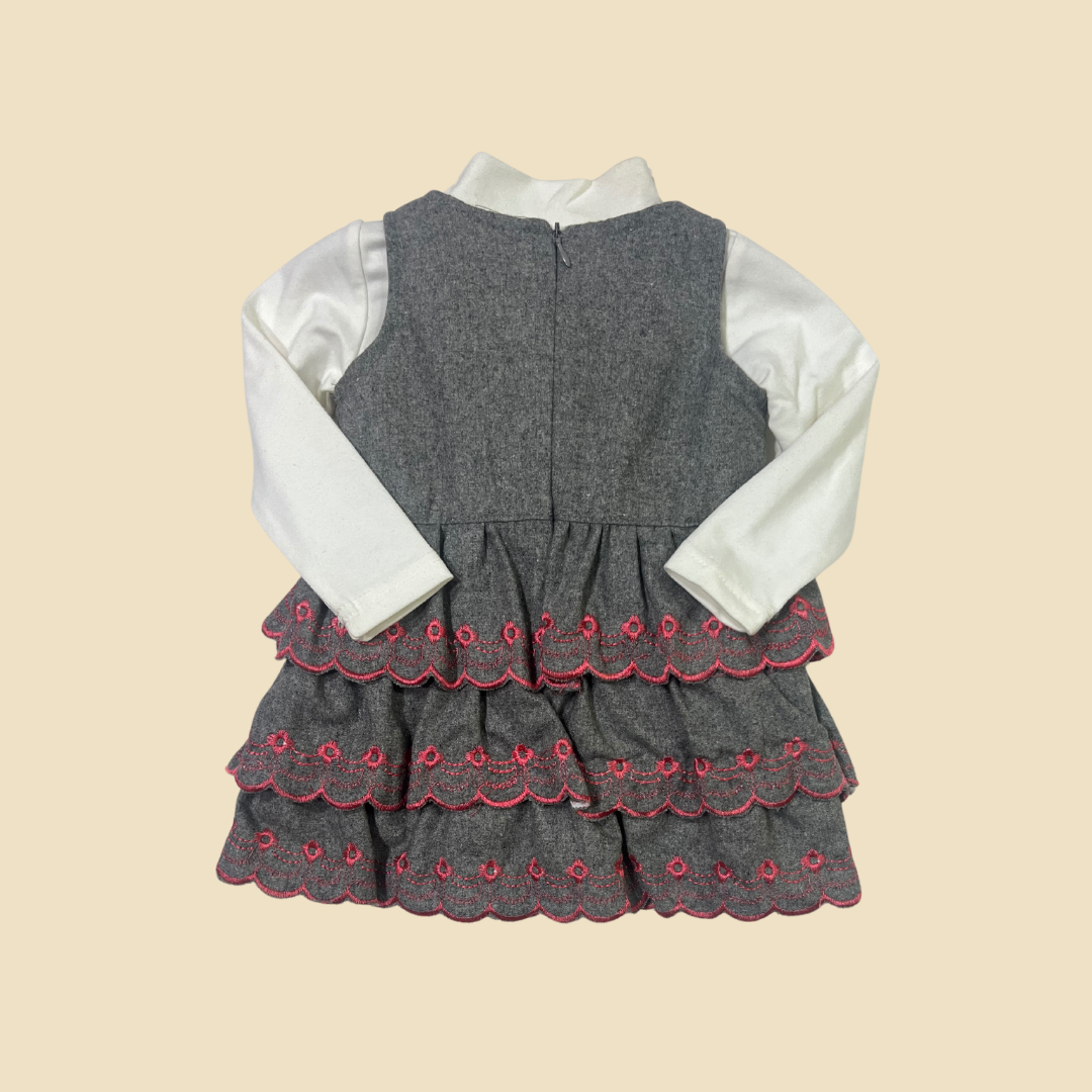 Ruffle Flowers Dress