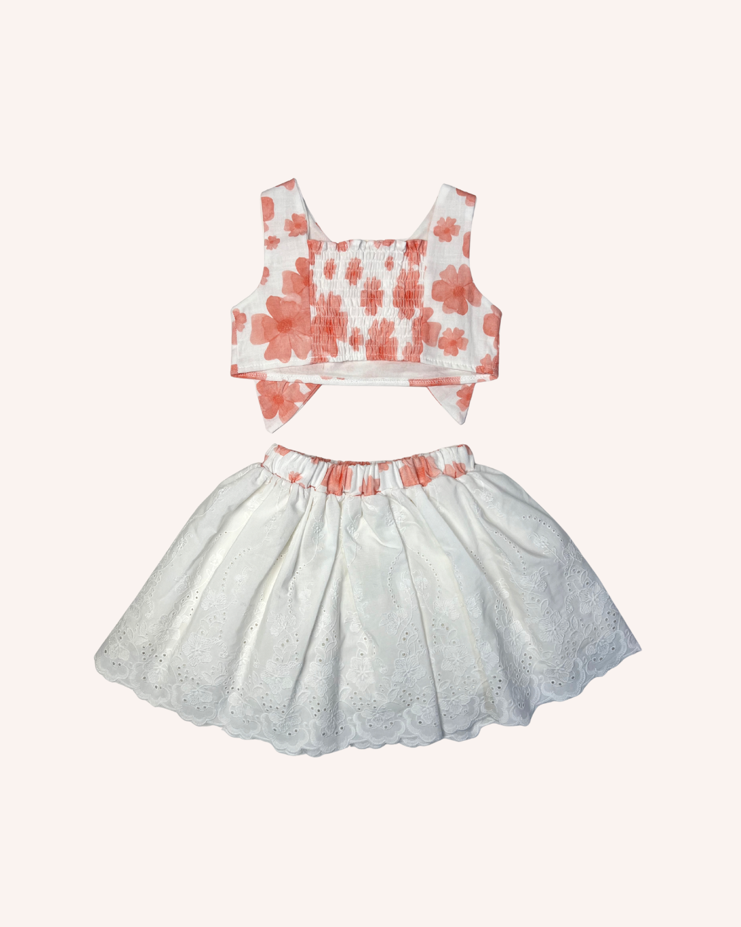 Crop and Skirt Set