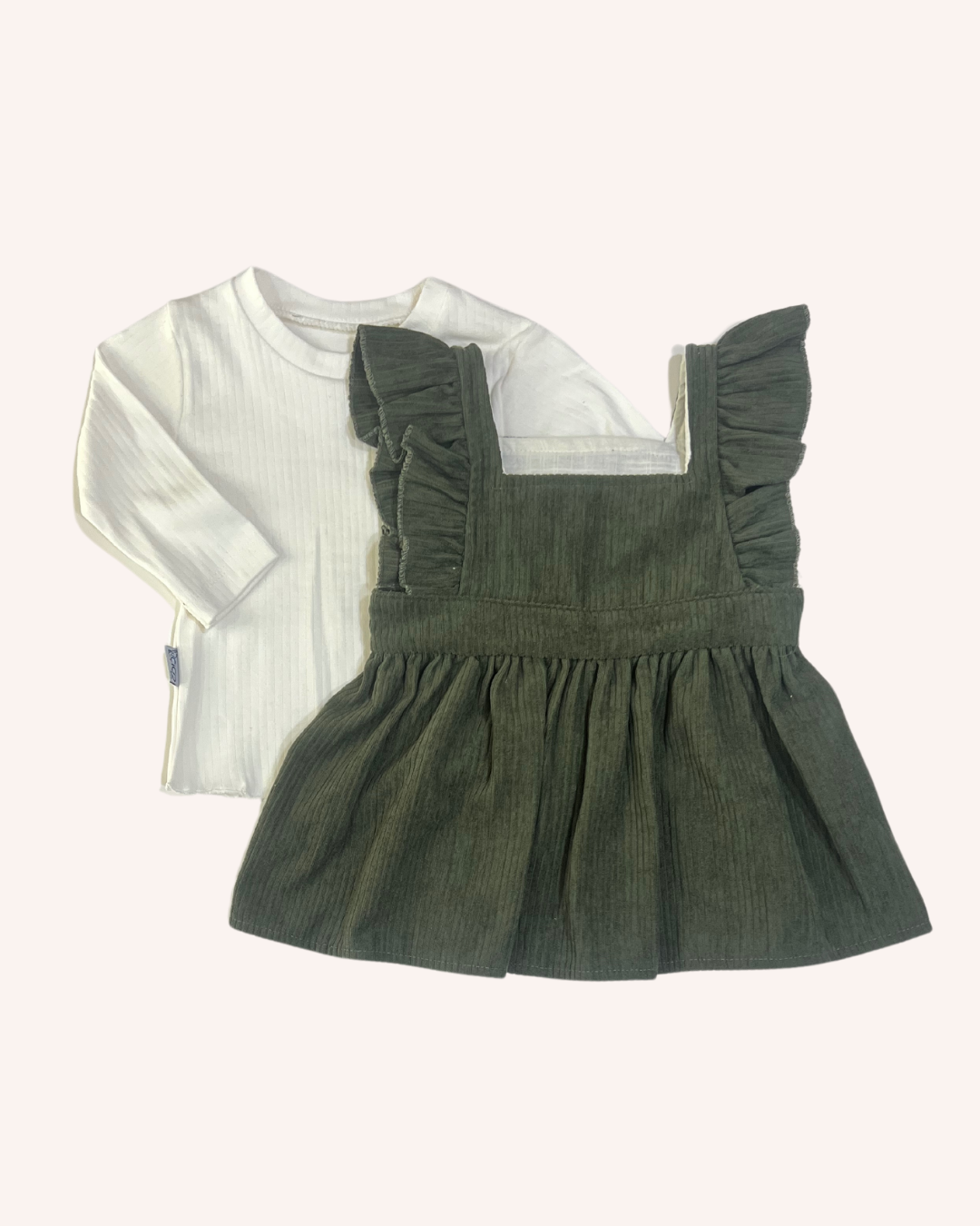 Ruffle Velvet Dress