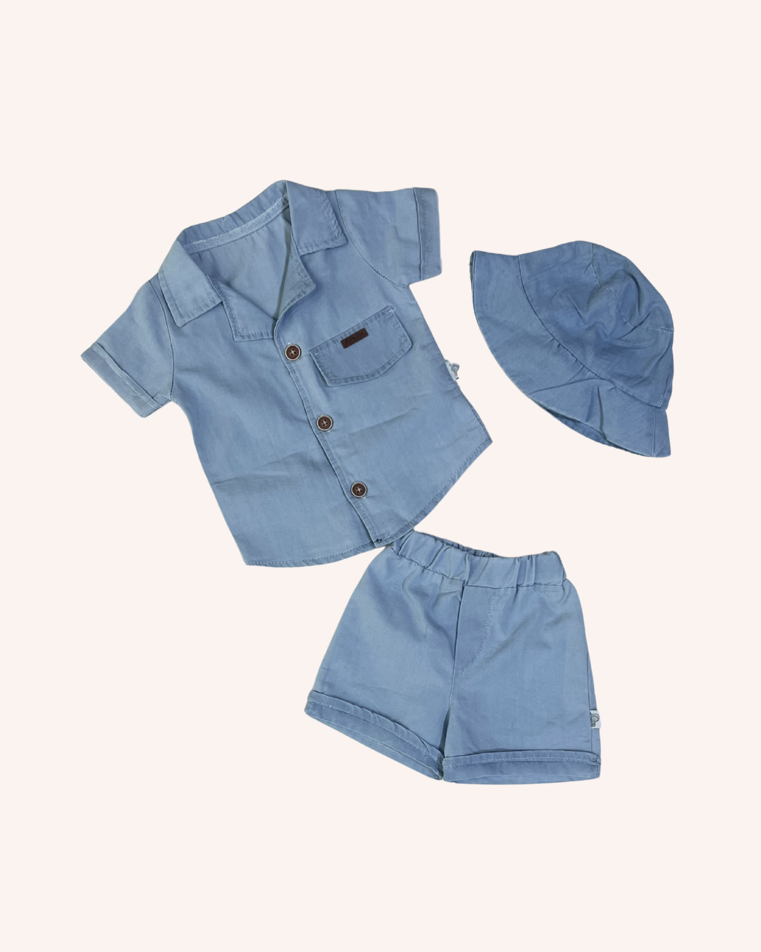 Denim Bucket Set