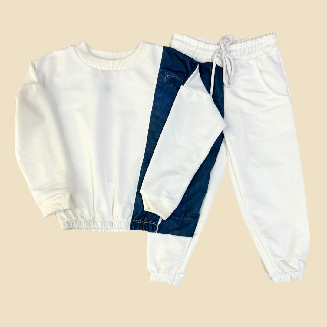 White/Denim Set