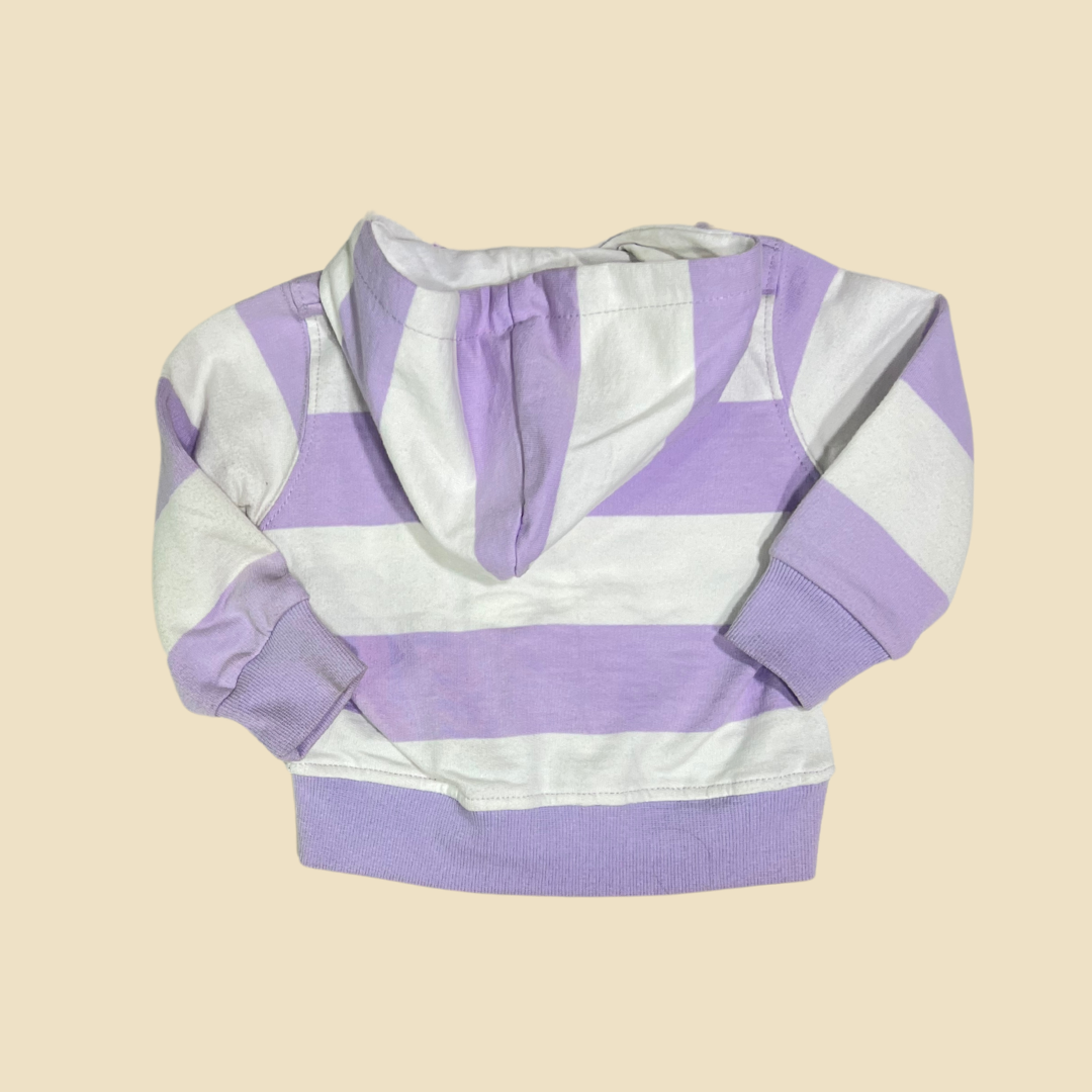 Cotton Purple Stripped Jacket