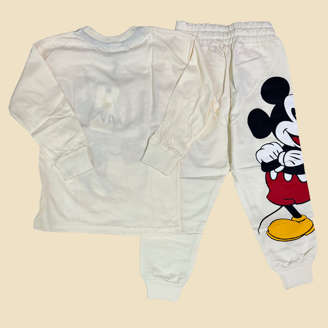 Mickey Off-White Set
