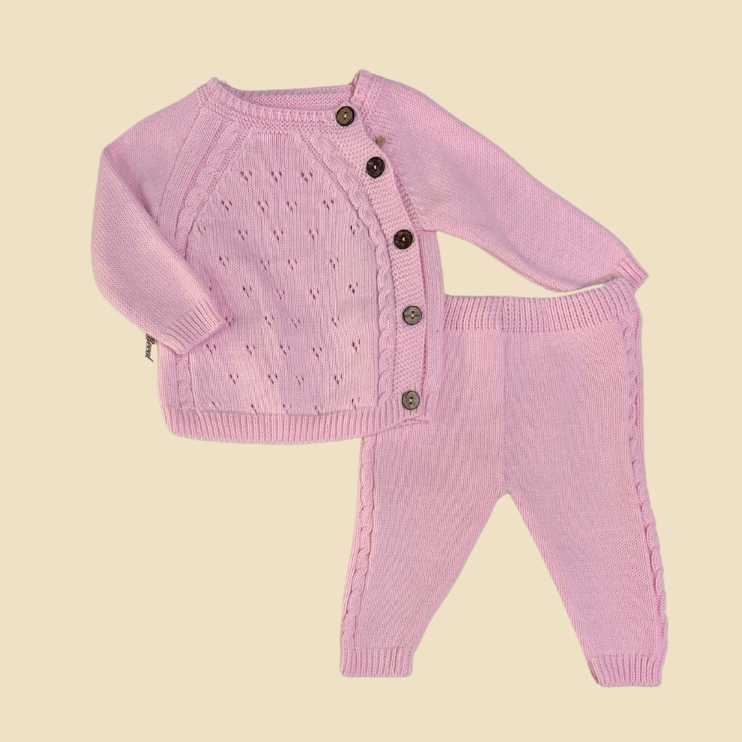 Pink Knitwear Set