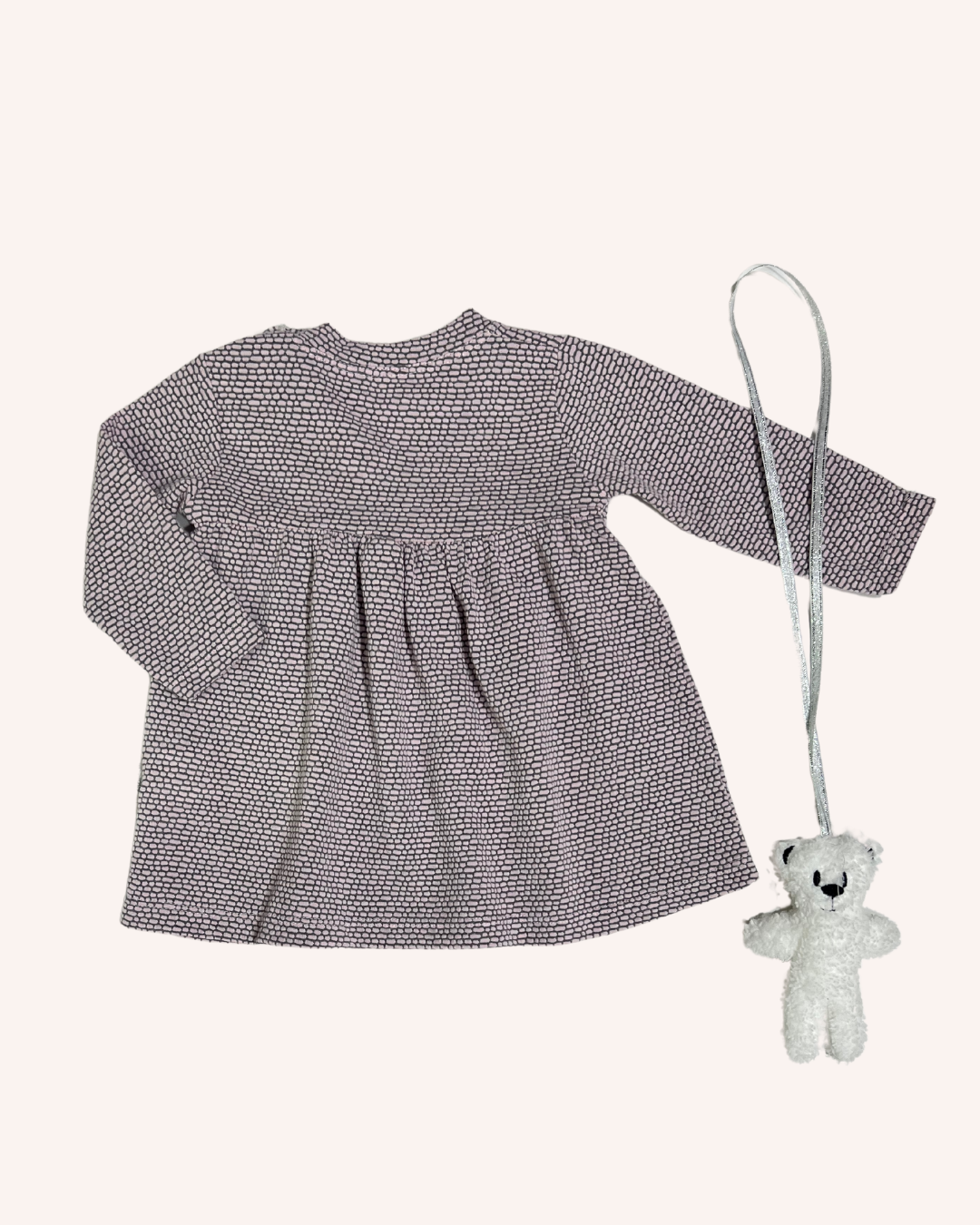 Textured Ruffle Dress