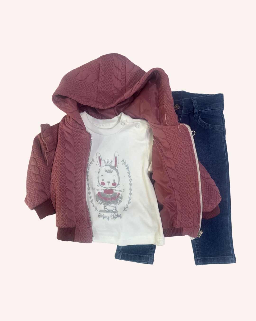 3-Pcs Hooded Set