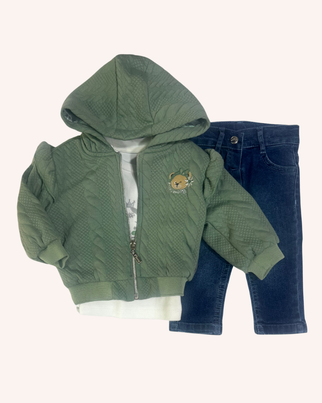 3-Pcs Hooded Set