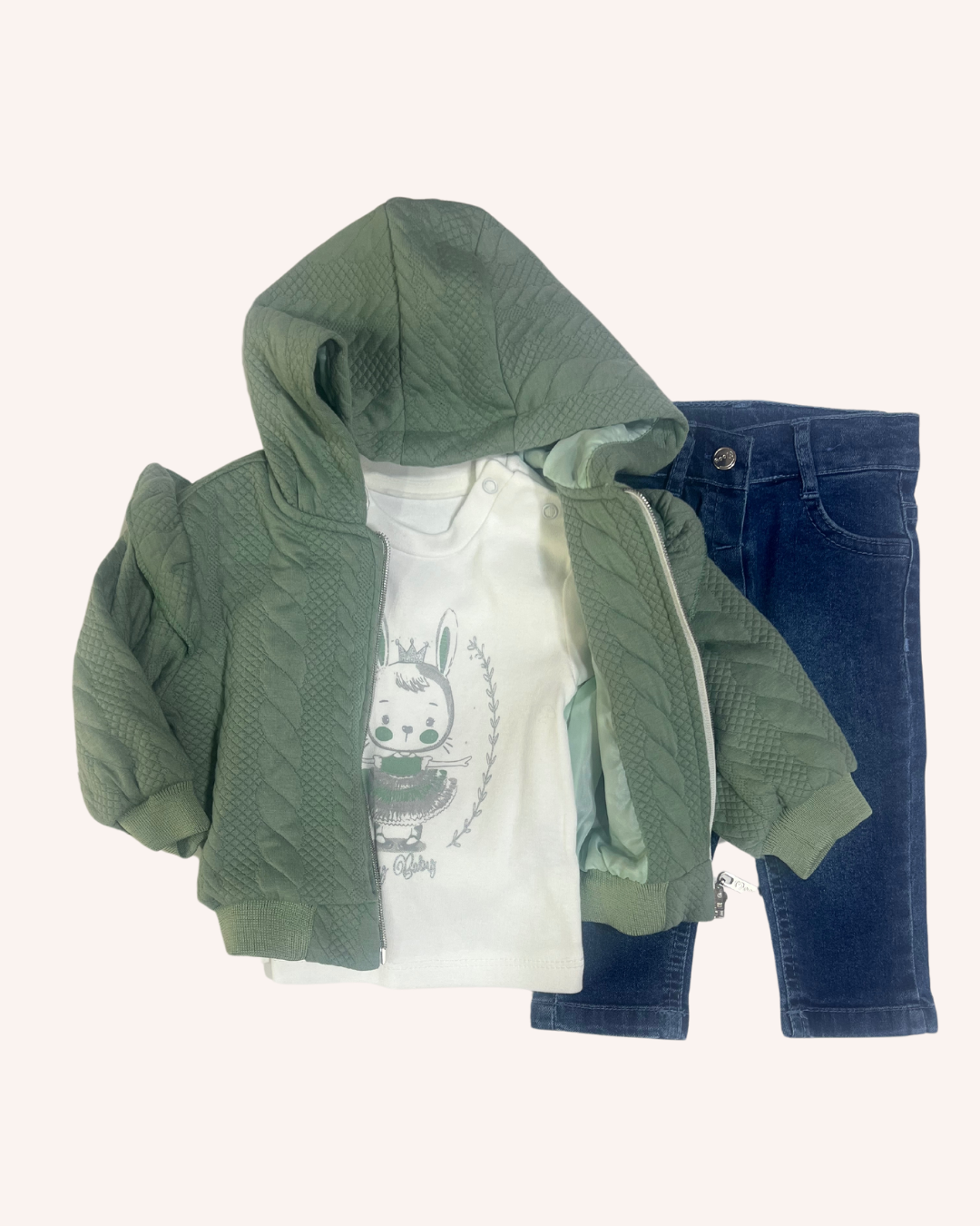 3-Pcs Hooded Set