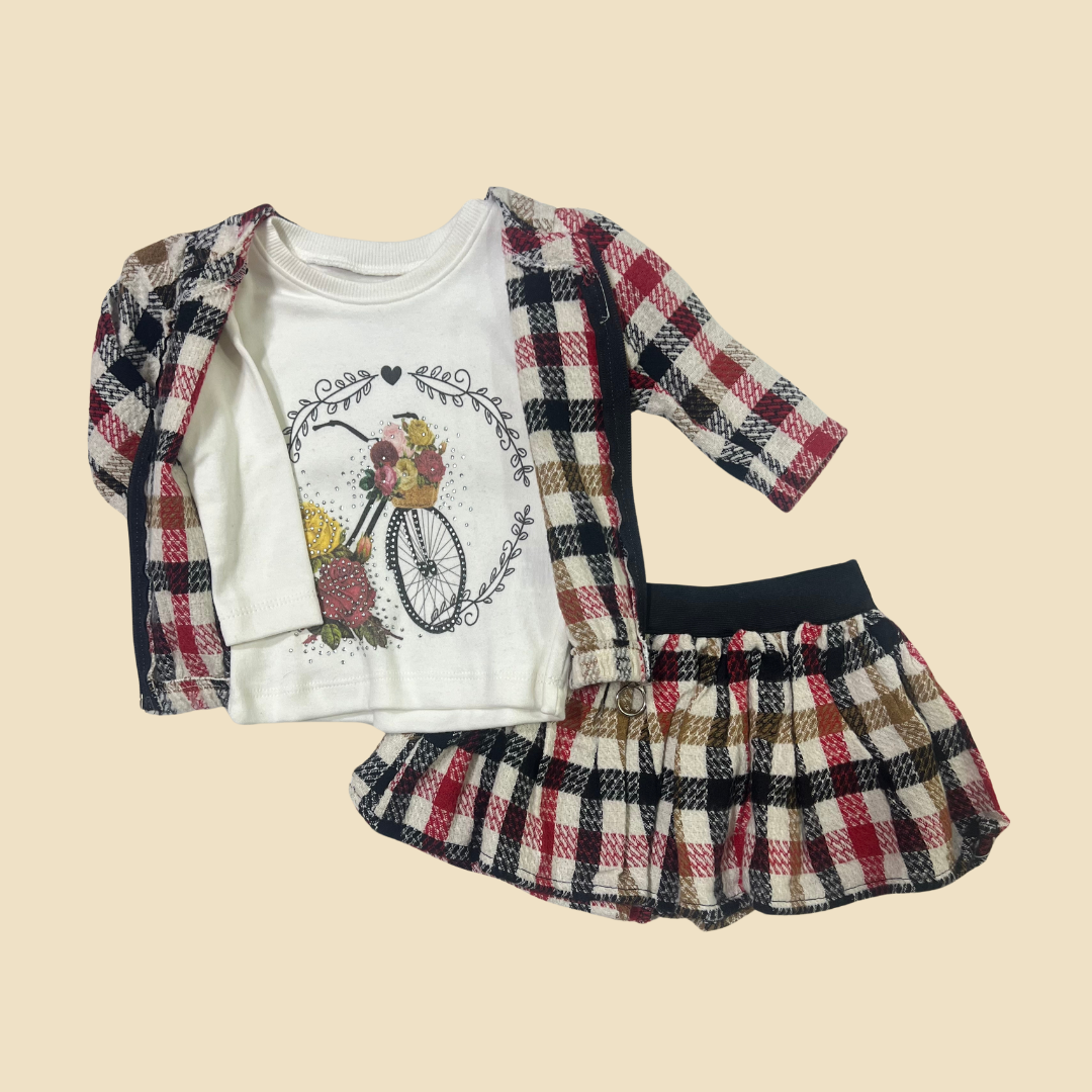 Caro 3-Pcs Skirt Set