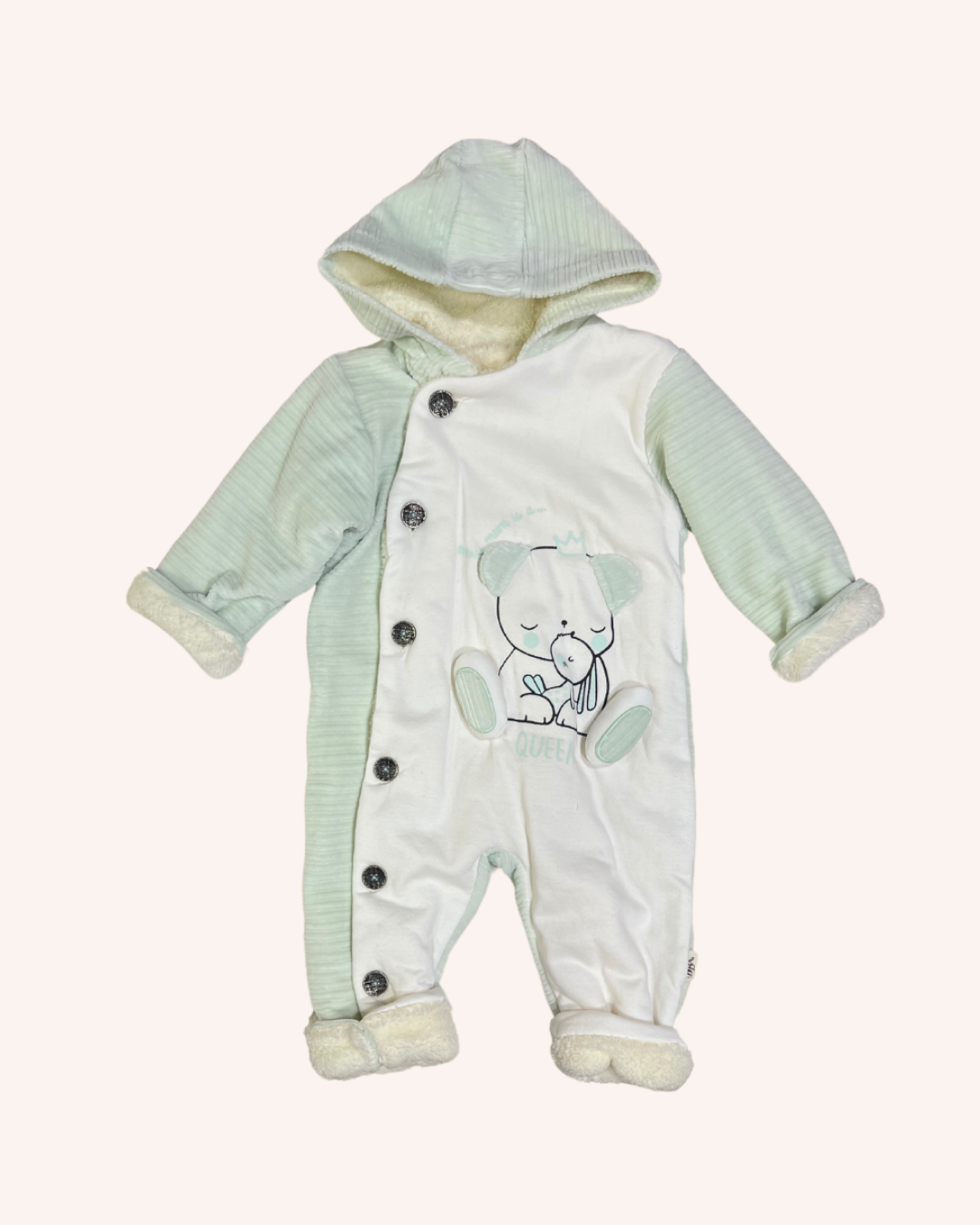 Queen Fleece Overall