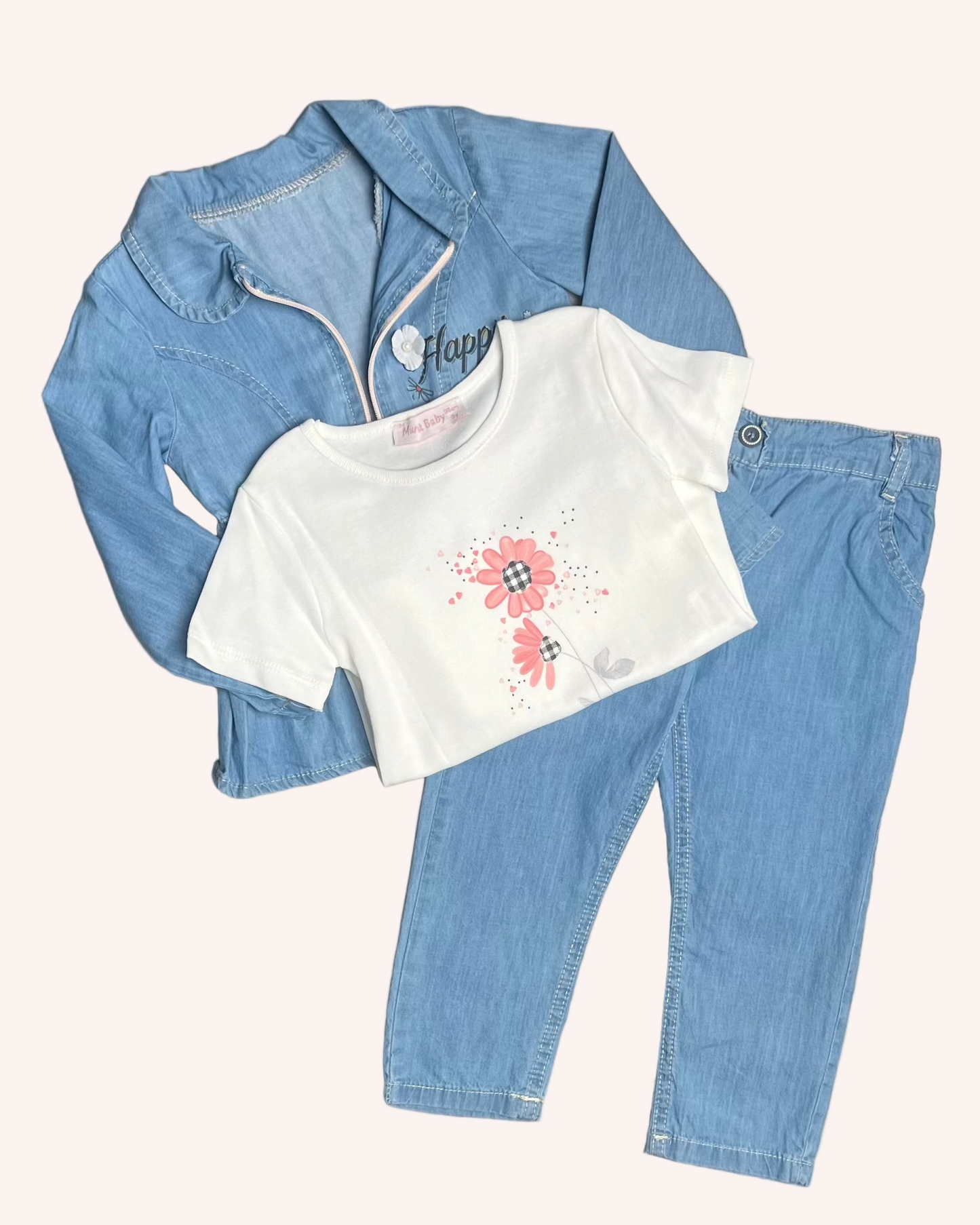 Denim 3-Pcs Set