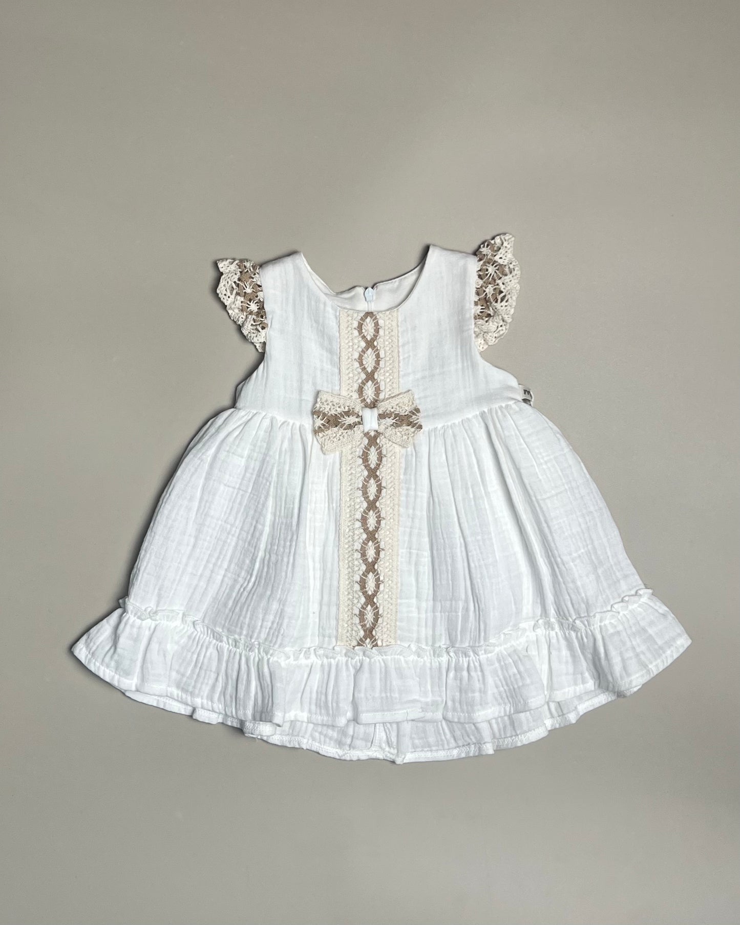 White Linen Dress