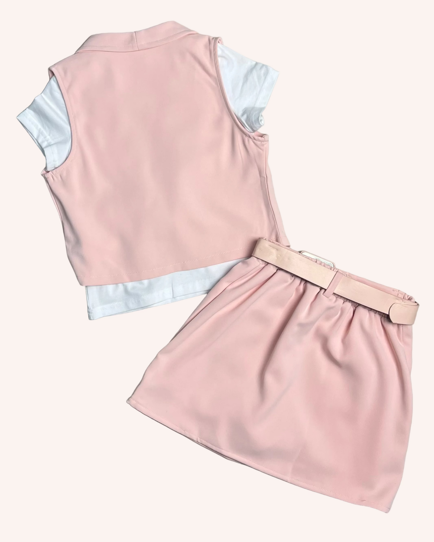 Pink Vest Set