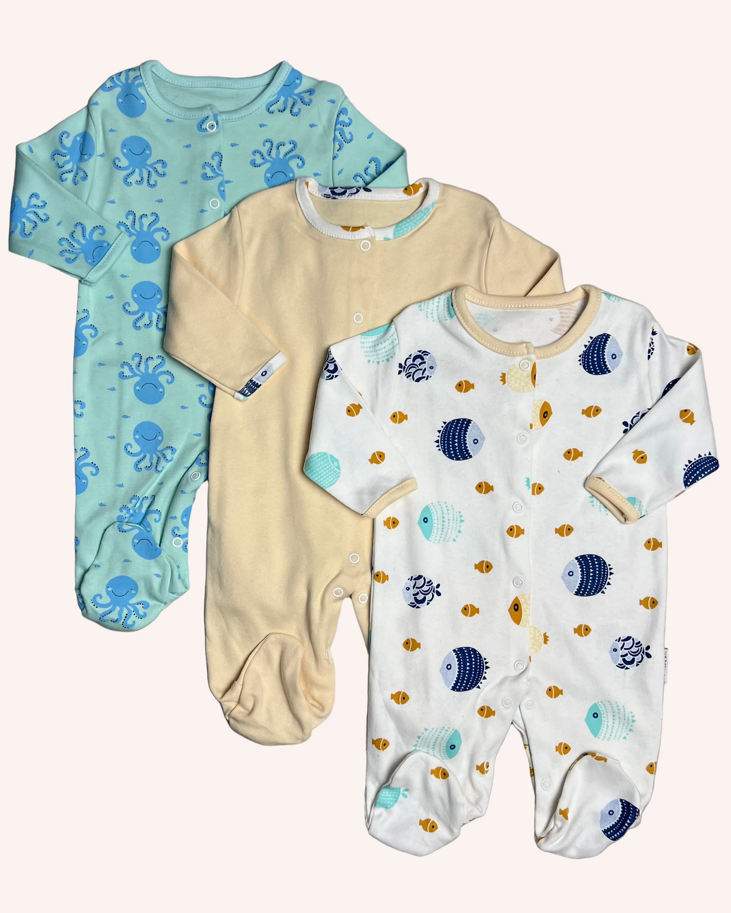 Fish 3-Pack Overalls