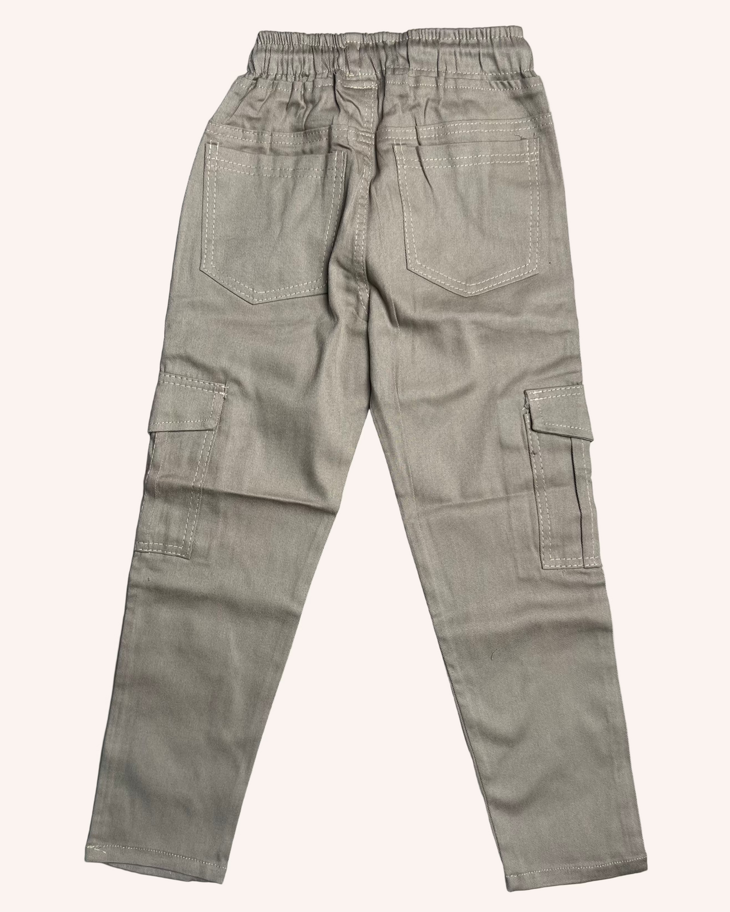 Cargo Straight-Legs Pants