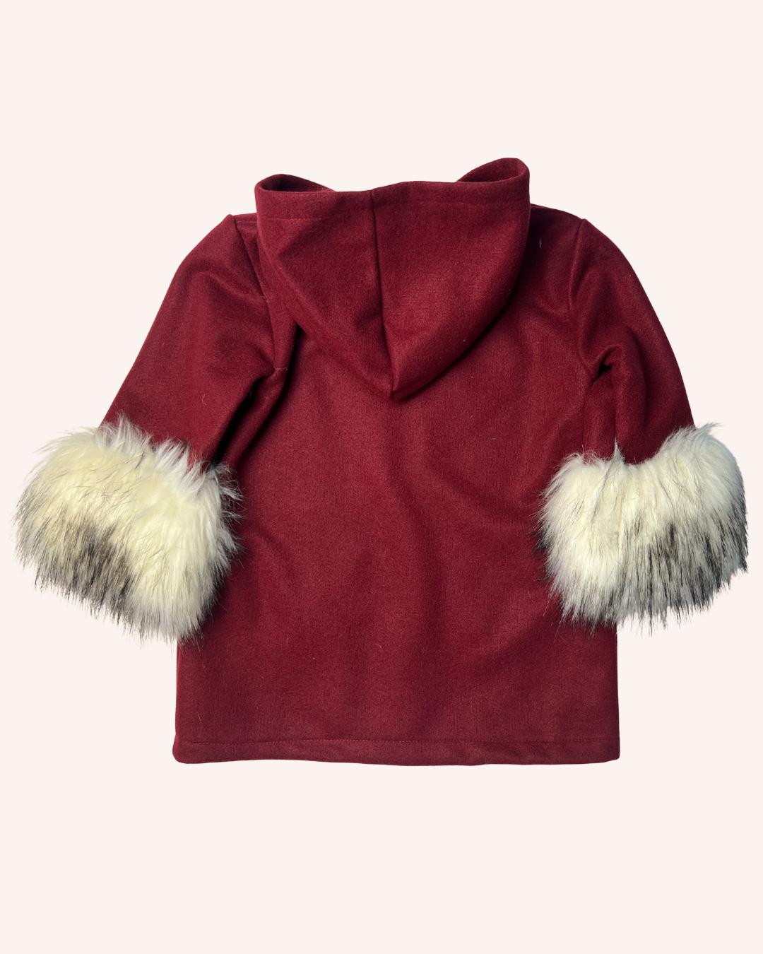Hooded Bordeaux Coat