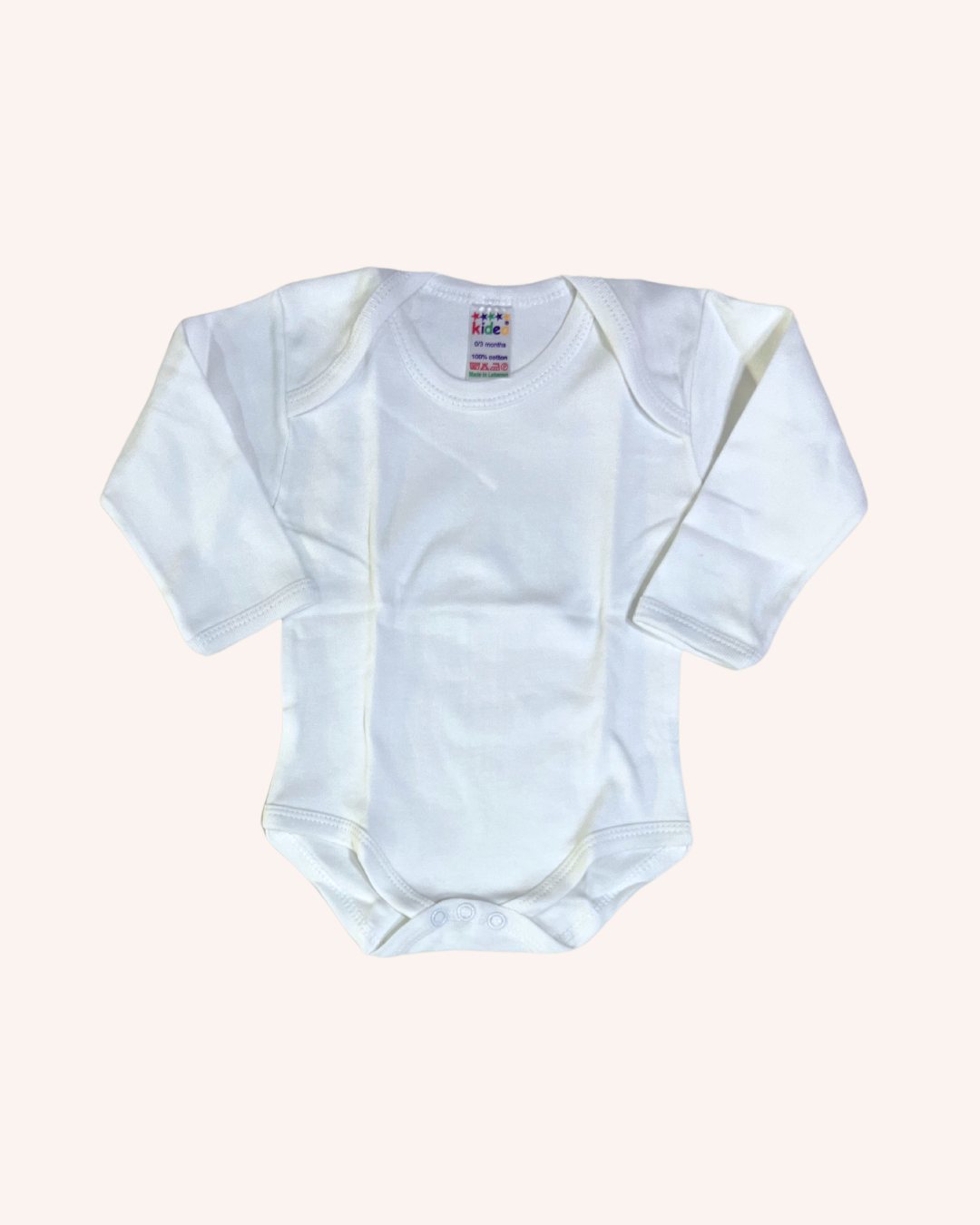 White Long-Sleeve Bodysuit