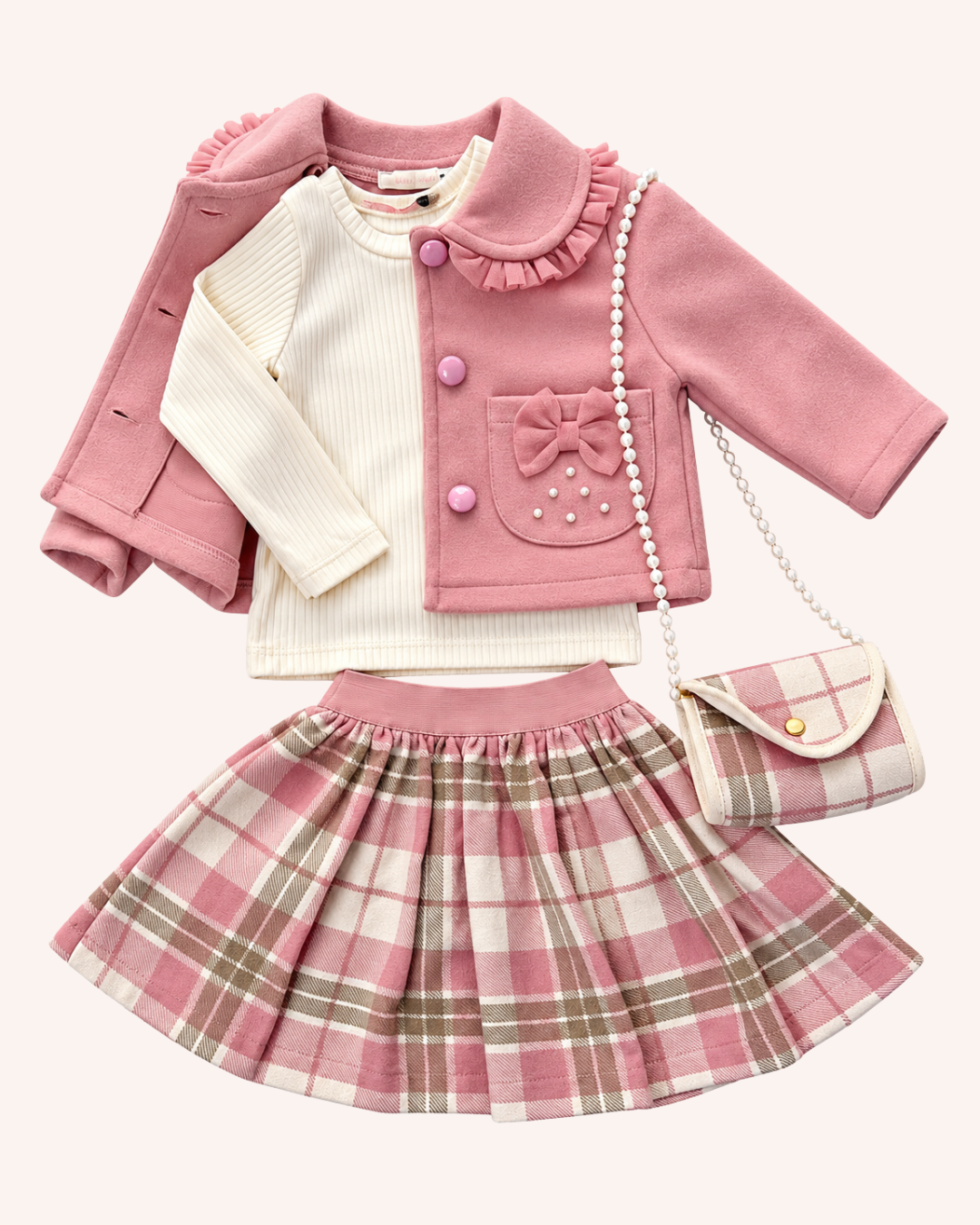 Dusty Pink 4-Pcs Set