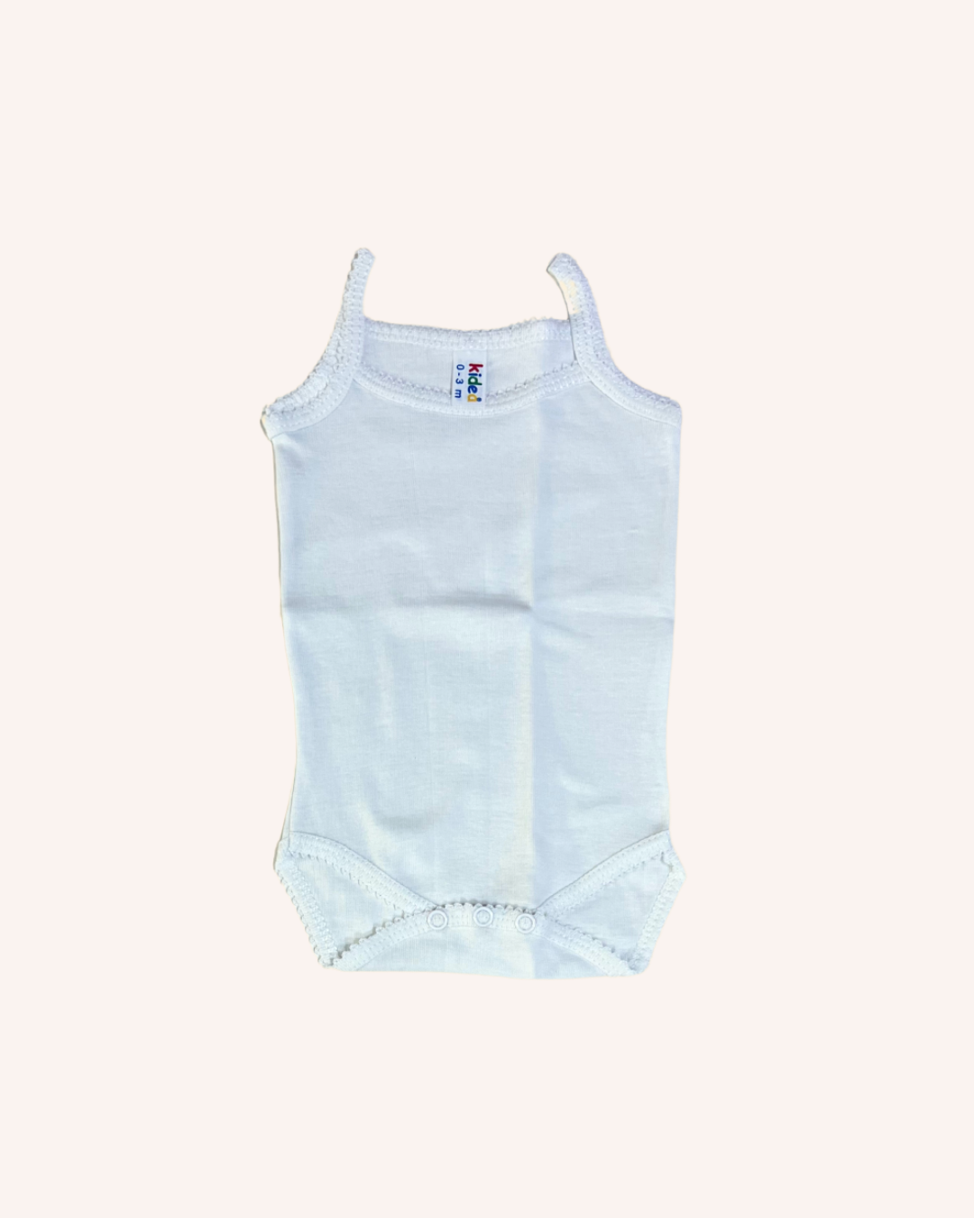 White Sleeveless Bodysuit