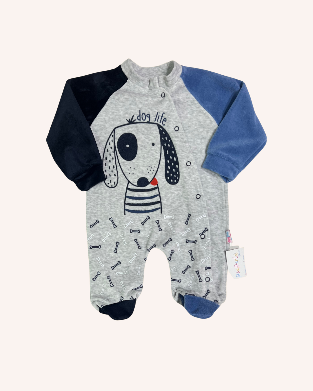 Velvet Doggy Overall