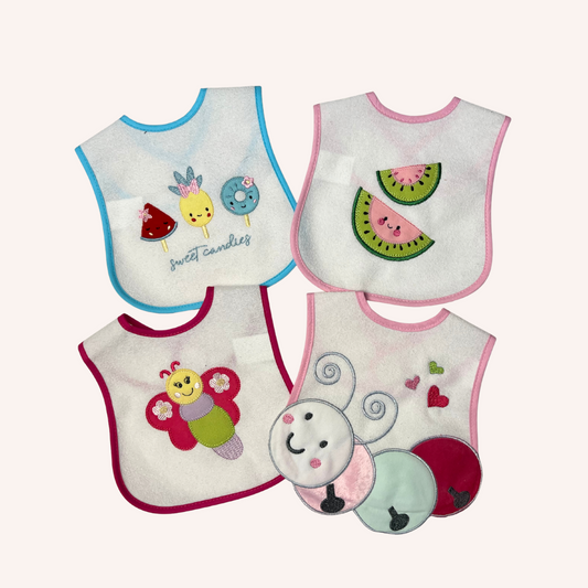 Baby Girl Bibs