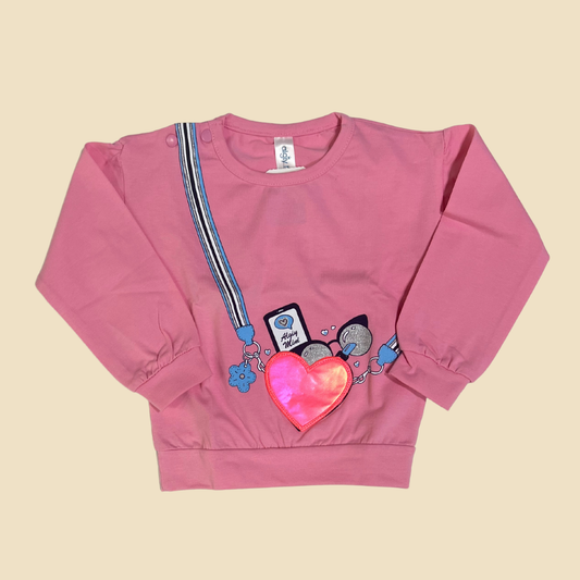 Heart Bag Sweatshirt