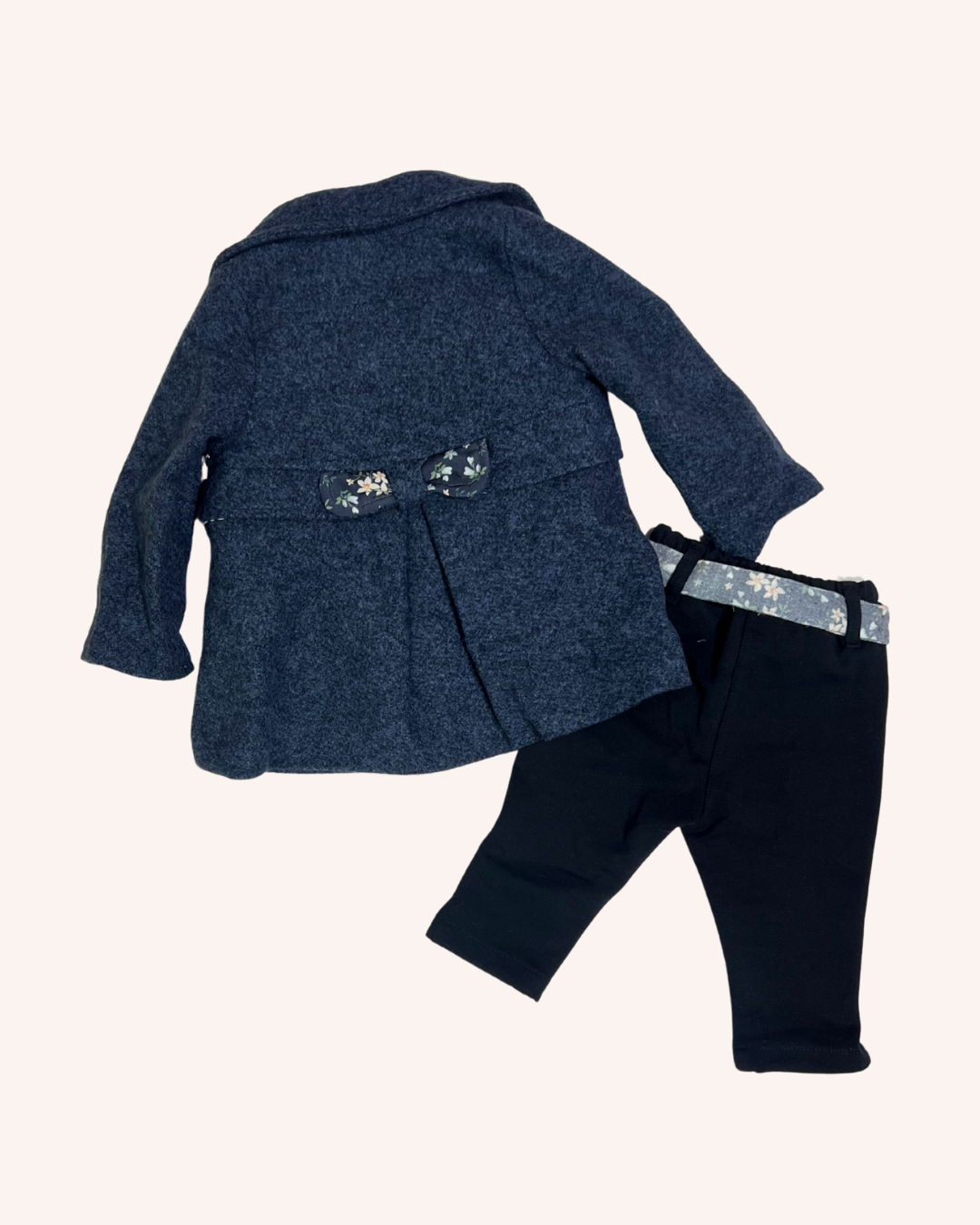 Navy Blue Coat Outfit