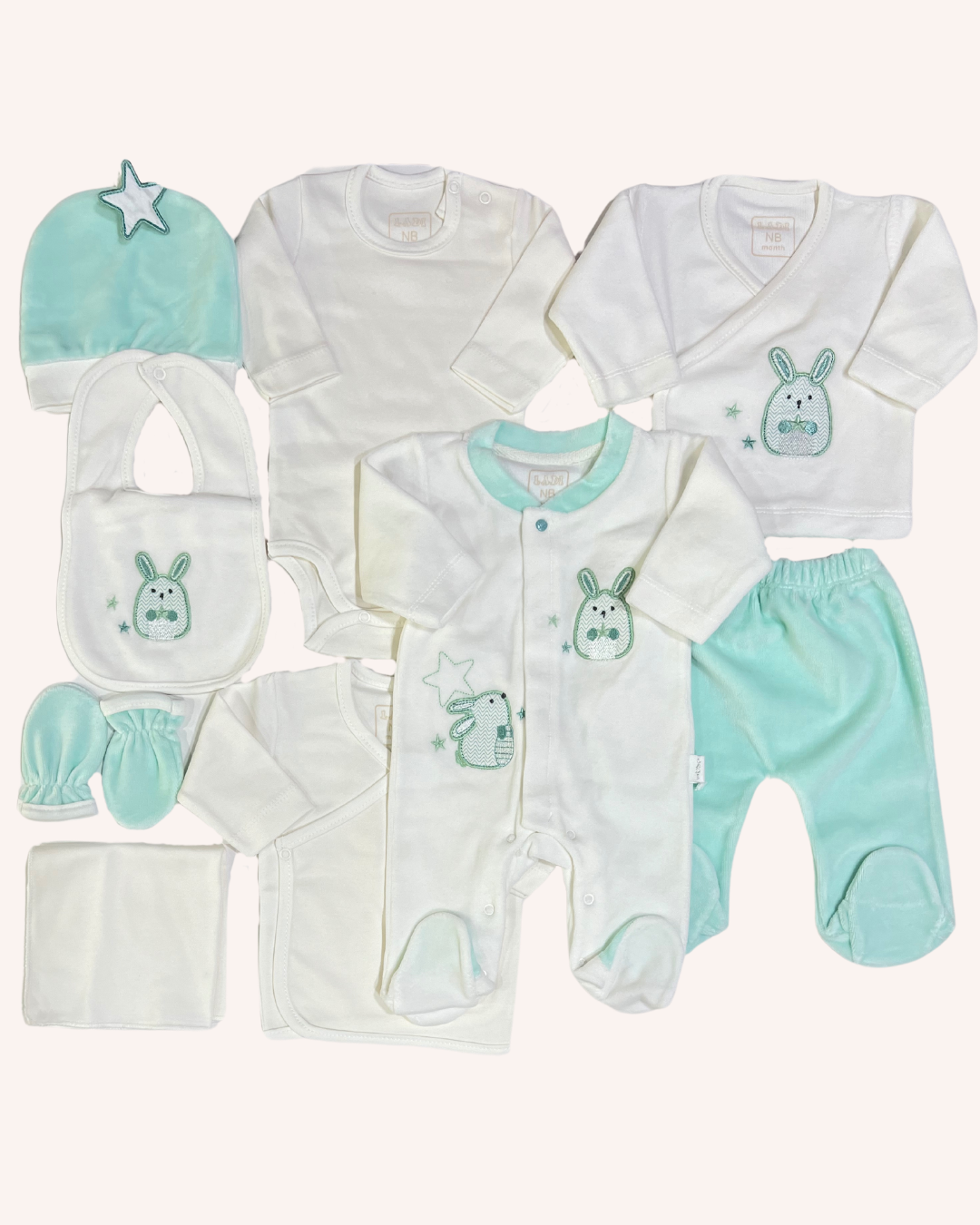 Velvet Bunny Hospital Set 10-Pcs