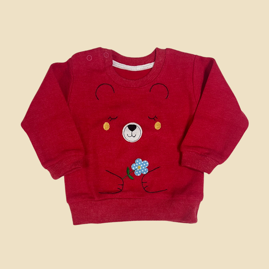 Shy Teddy Bear Sweatshirt