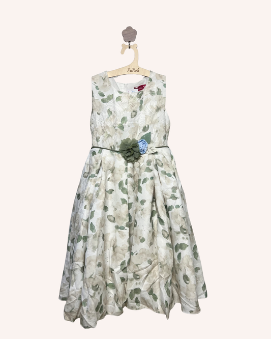 Green Leaves Dress