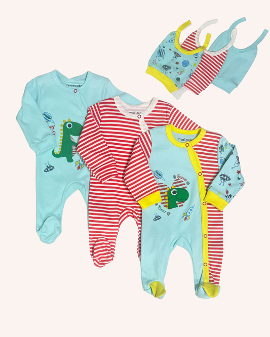 3 Overalls Set