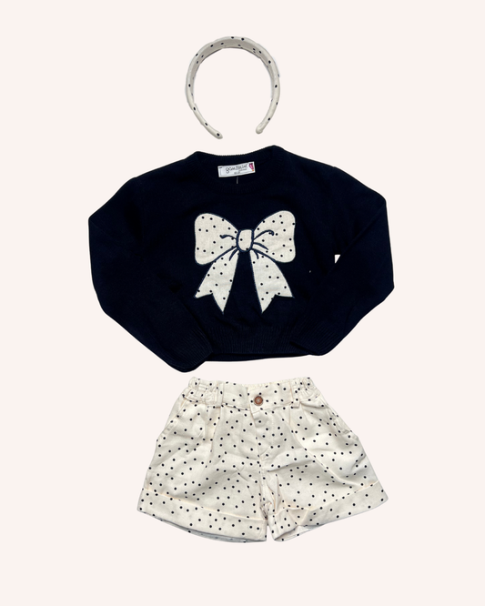 Bow Short Set