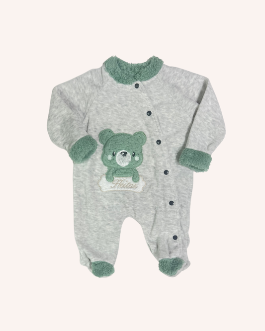 Bear Fleece Overall