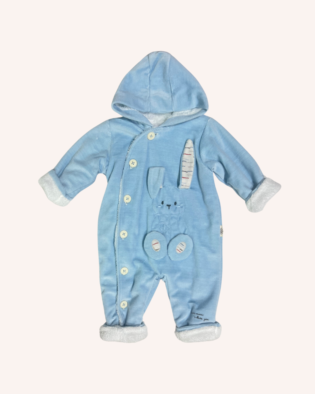 Rabbit Velvet Overall