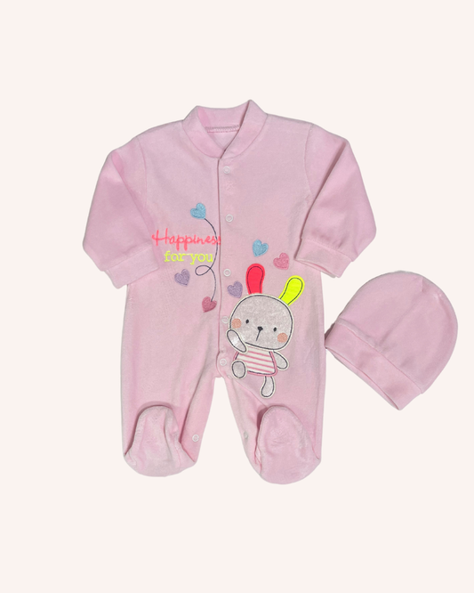 Happiness Velvet Overall