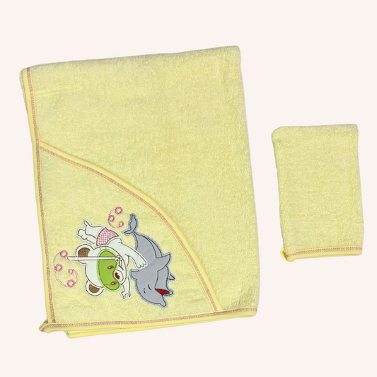Baby Hooded Dolphin Towel
