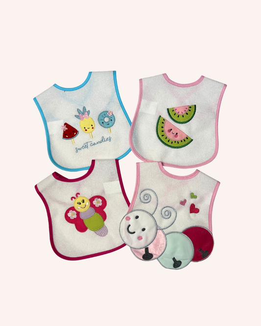 Baby Girl Bibs
