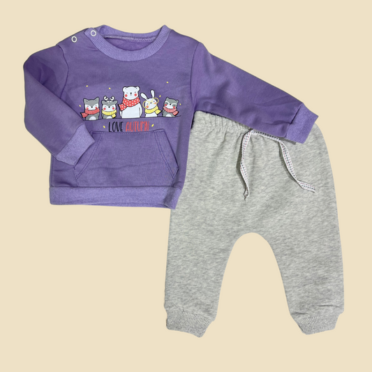 Love Autumn Fleece Set