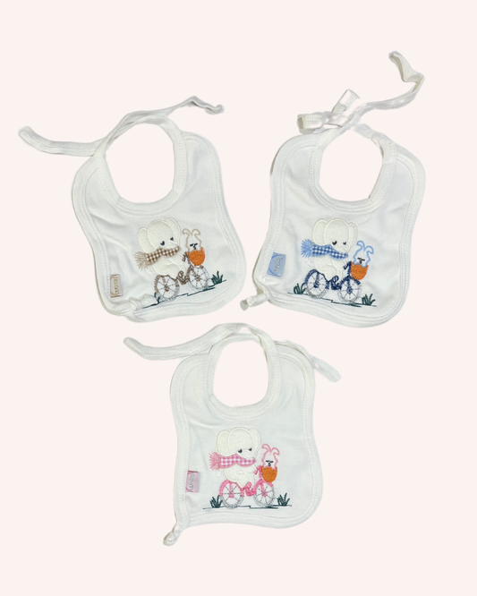 Elephant Cotton Bibs