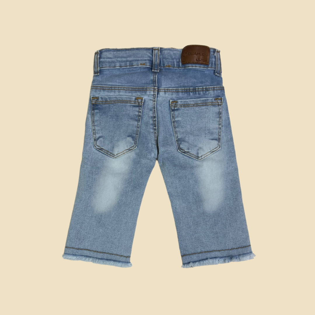 Flower Blue Jeans