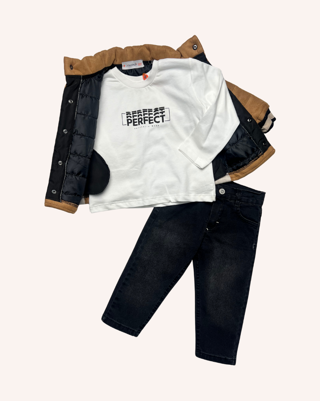 Havane Puff Jacket Set