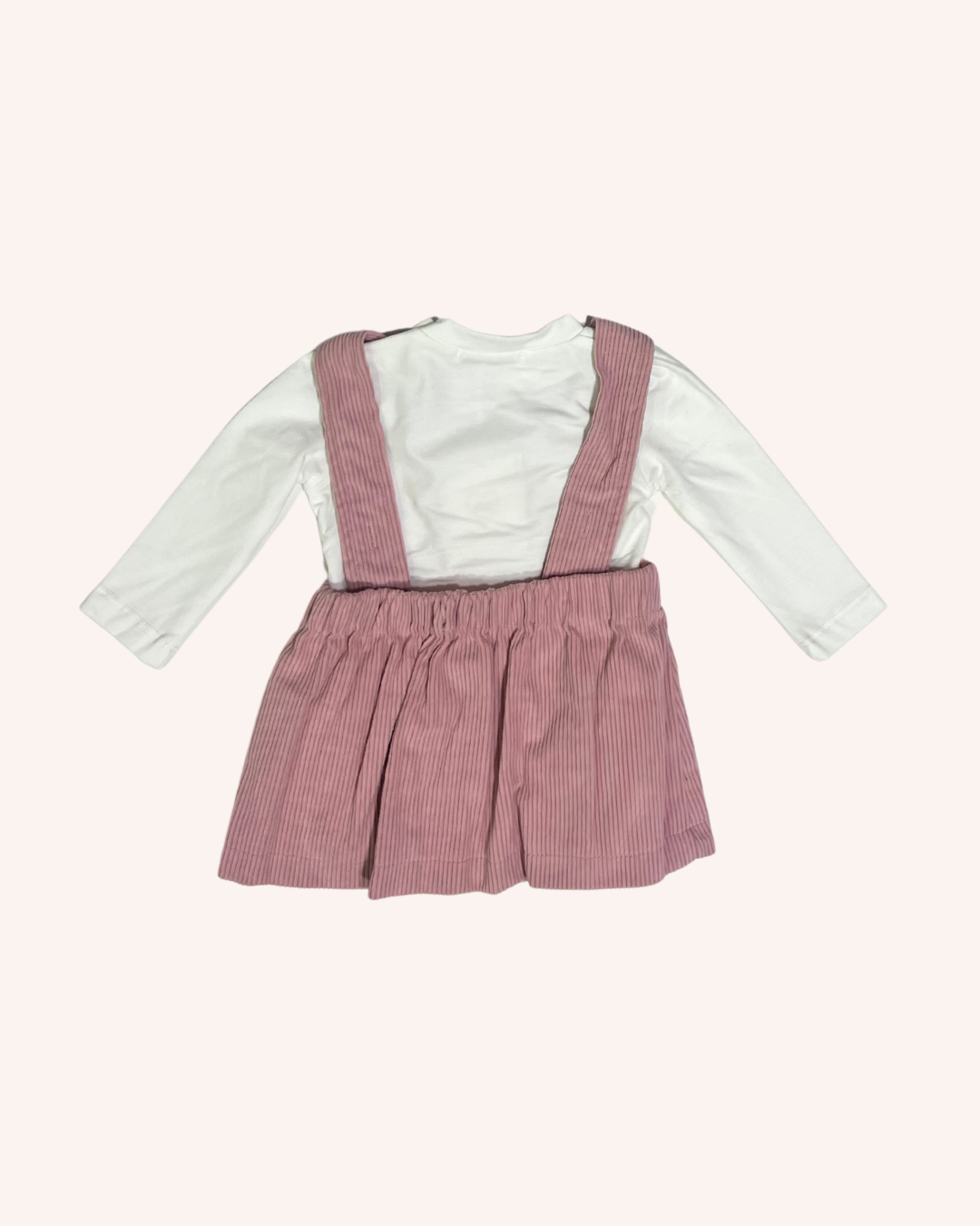 Velvet Baby Pink Dress