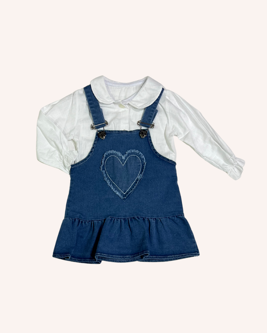 Heart Denim Dress