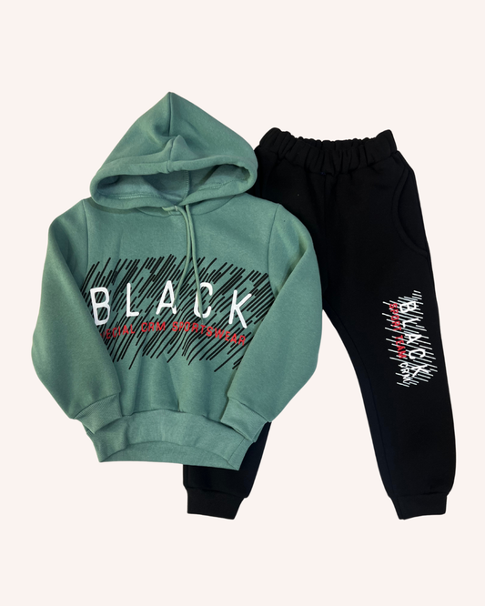 BLACK Fleece Set