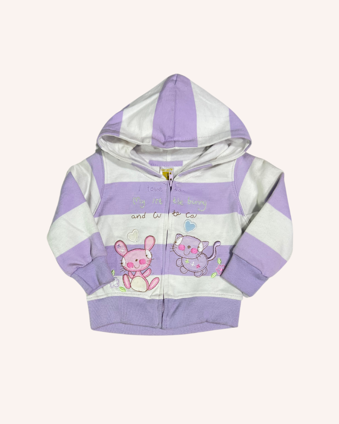 Cotton Purple Stripped Jacket