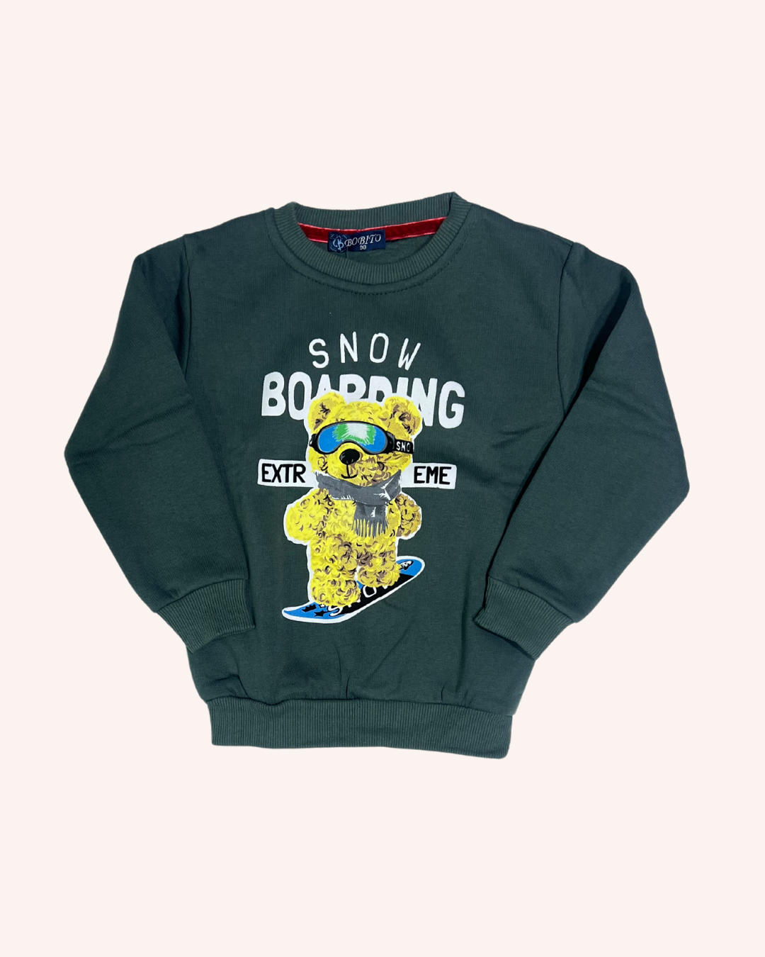Snow Boarding Fleece Sweatshirt