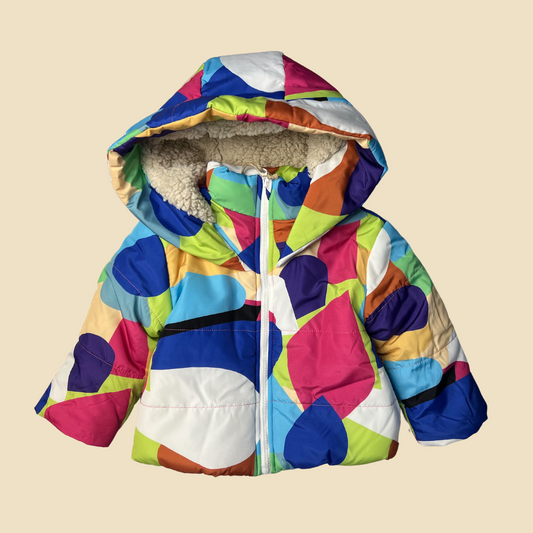 Multi-Color Puffer Jacket