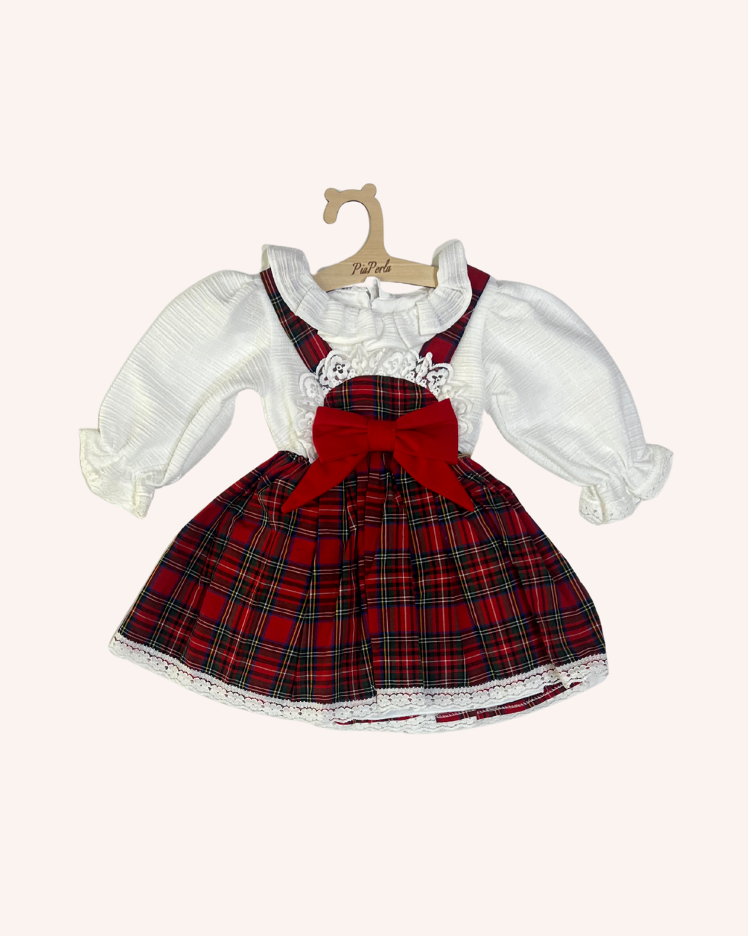 Red Christmas Plaid Dress